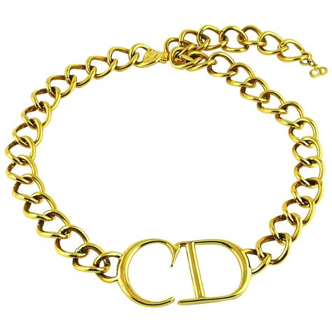 dior monogram necklace.